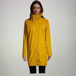 Traditional yellow Helly Hansen Helox raincoat